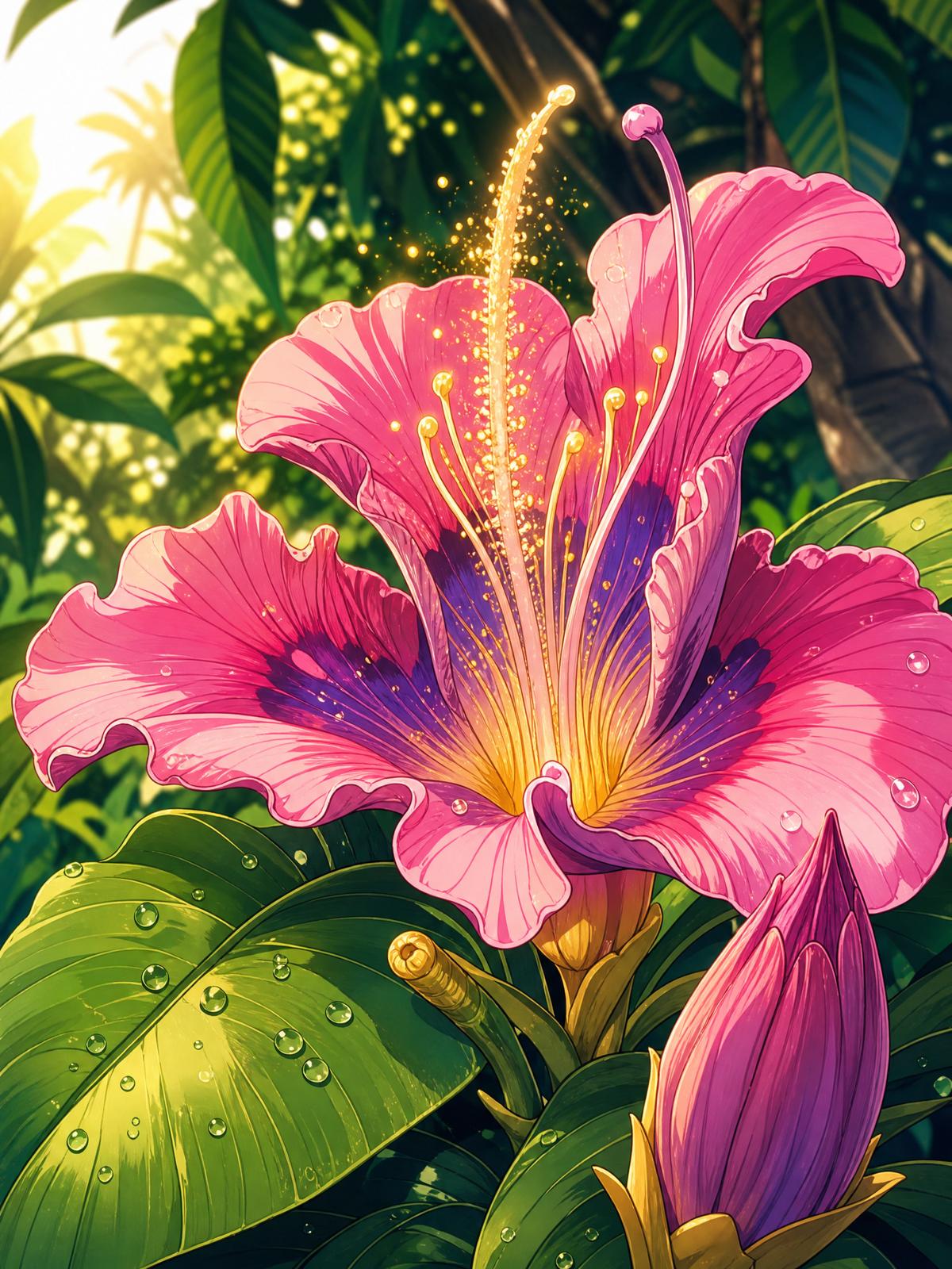 抖荫短视频【抖荫短视频植物视频】热带雨林珍稀兰花完整开花视频教程